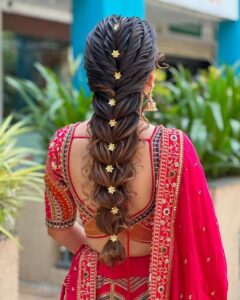 Hair Style for Wedding Function